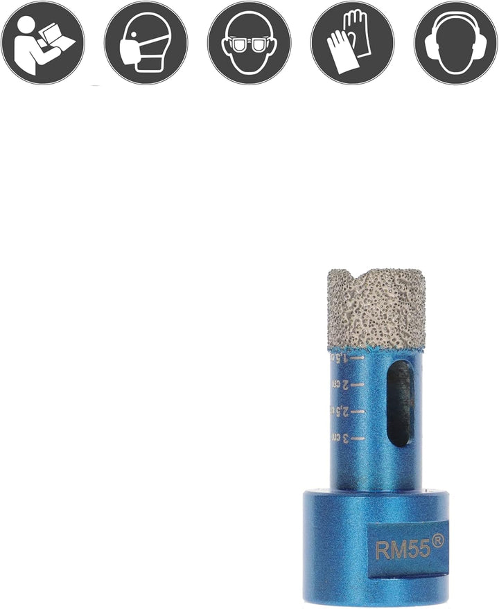 PRODIAMANT Diamant Fliesenbohrer 18 mm x M14 Fliese, Feinsteinzeug, Keramik für Winkelschleifer Prem