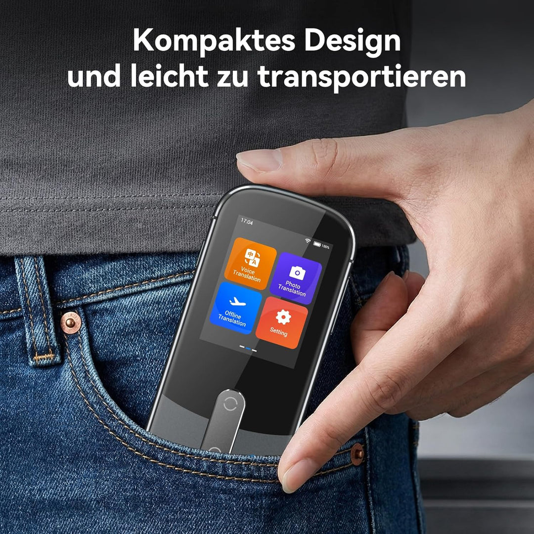 Wooask Sprachübersetzer Ohne Internet, Übersetzer Gerät Testsieger, Translator W09 Übersetzer Echtze