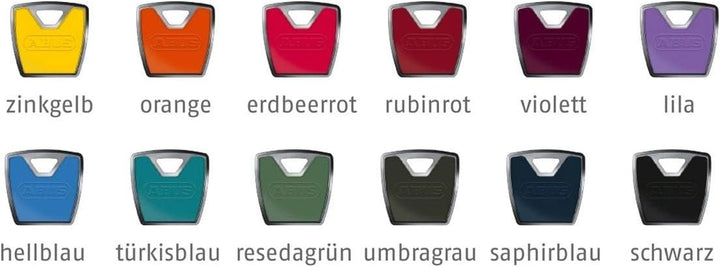 ABUS Design-Clip für XP20S Schlüssel - Farbkappe zum selber wechseln - violett (5er Set) 5er Set vio
