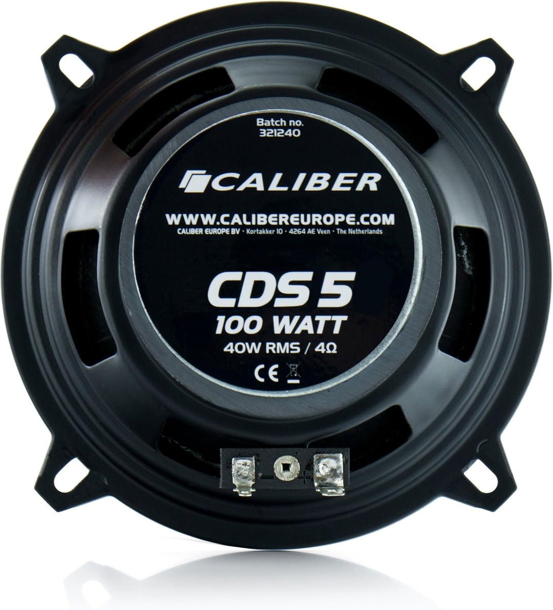 Caliber Auto Lautsprecher Set 100W - 2er Set Lautsprecher Auto - Koaxial Lautsprecher 2-Wege - Inklu