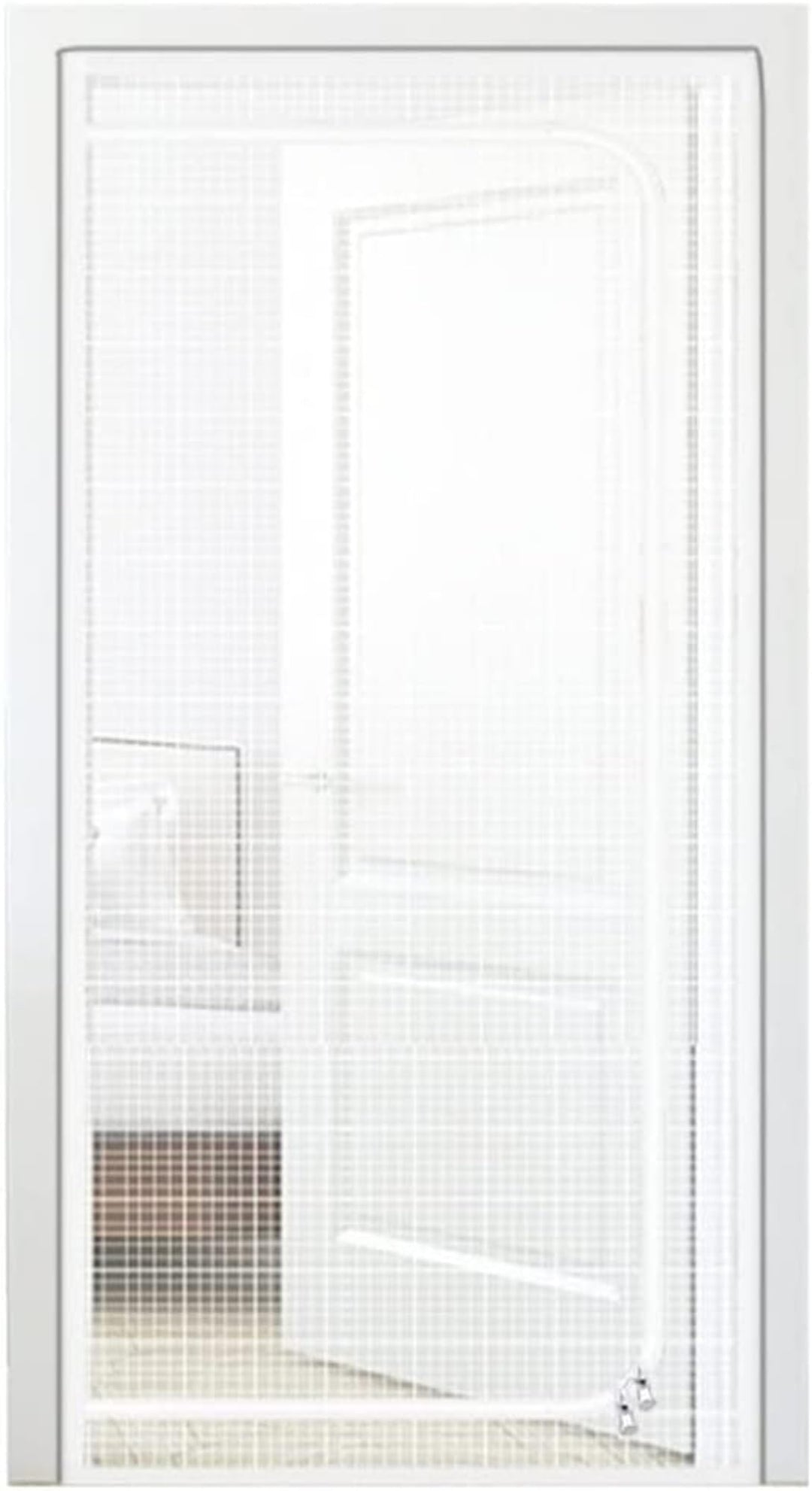 Haustiertür Verbesserte Katzengittertür 90x205cm，haustiersichere Netztür Mit Reissverschluss Auf Bei