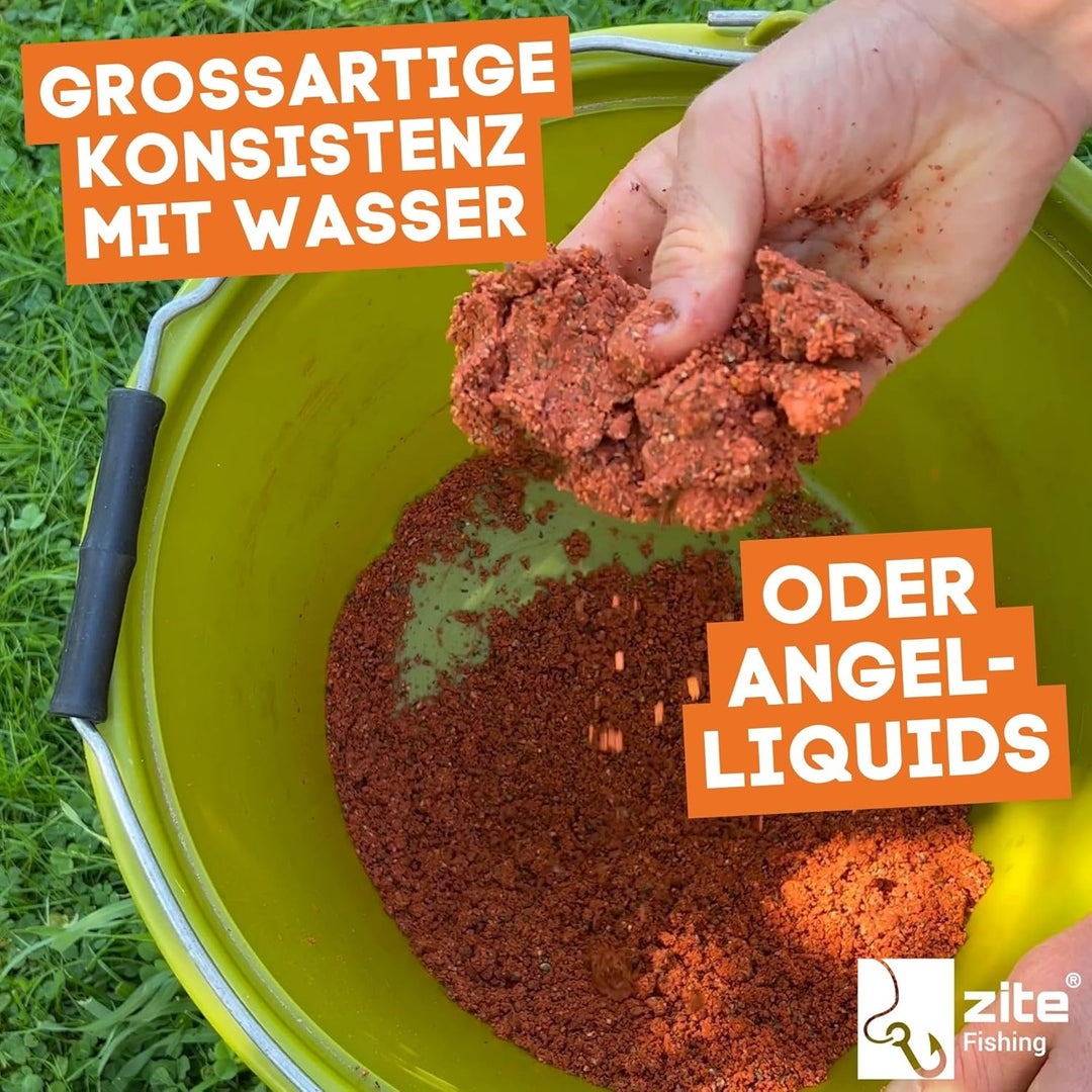 Zite Fishing Zielfisch-Futter Fertigmix - Hochattraktives Grundfutter angeln - 3kg Angelfutter Wolke