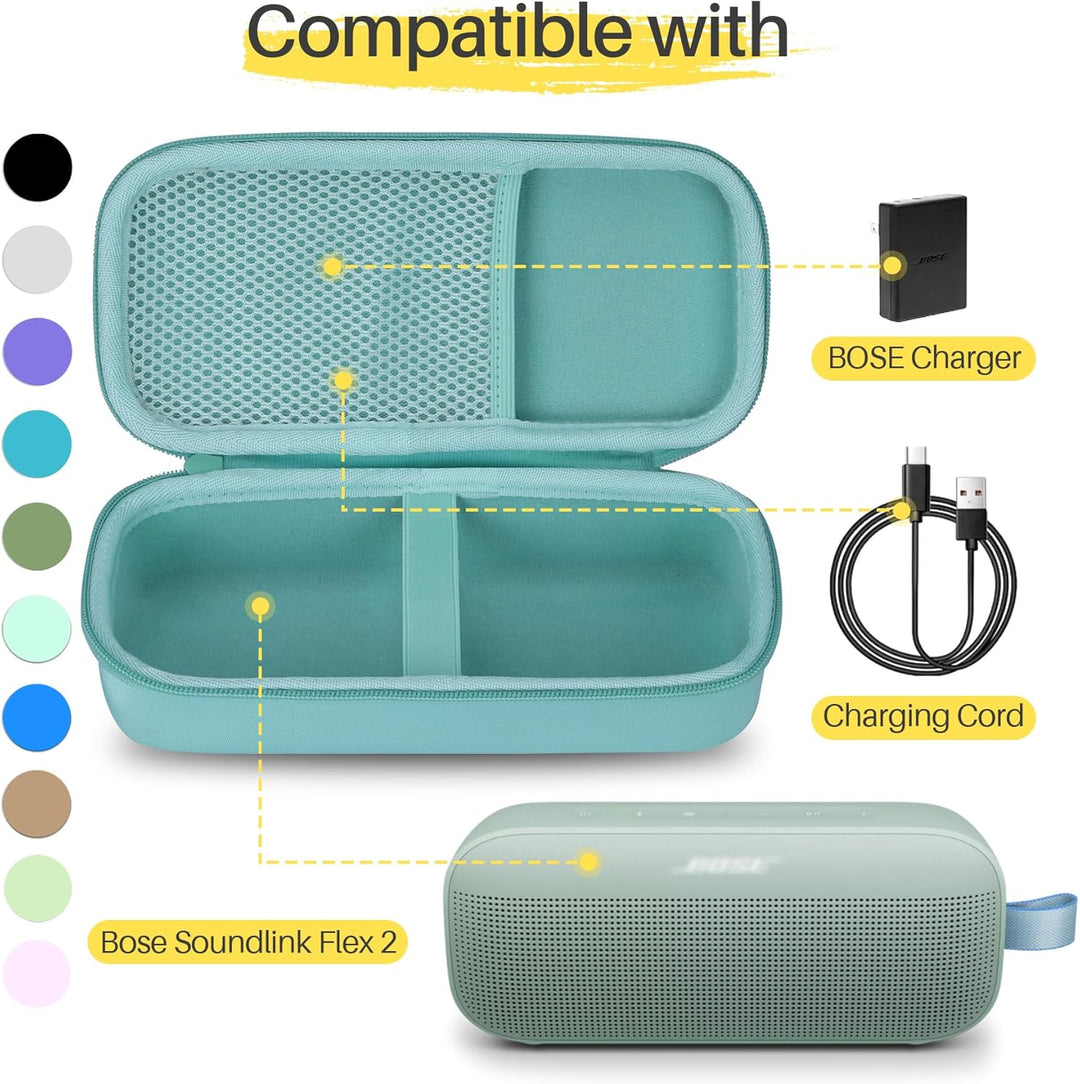 Hart Schutz Hülle Etui für Bose SoundLink Flex (2 Gen) / Flex Tragbarer Bluetooth Lautsprecher Mintg