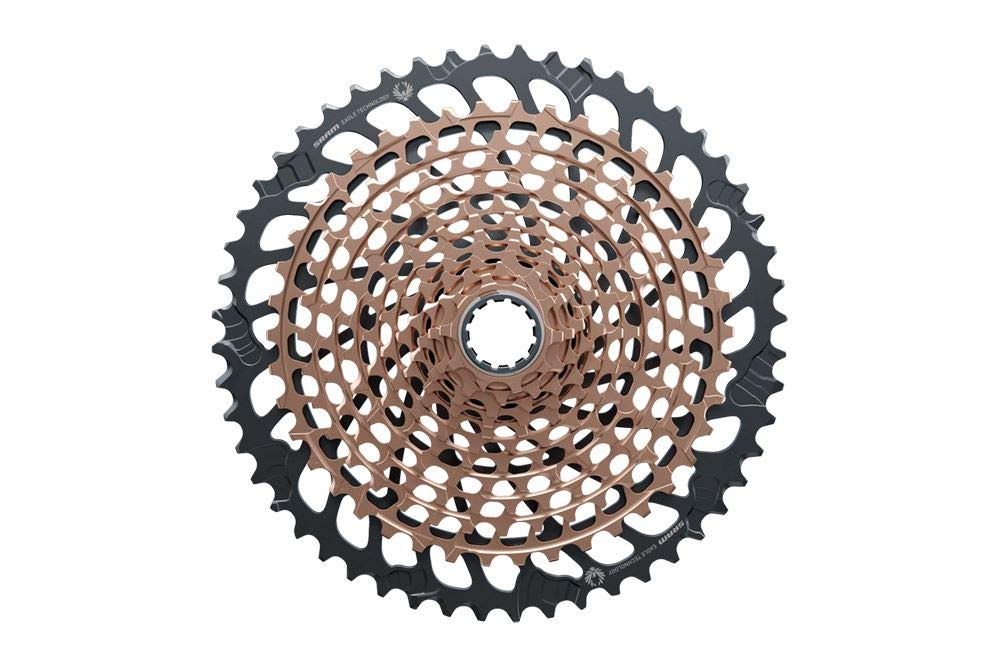 Sram MTB-Kassette XG-1299 XX1 Eagle 12-Fach, Gold, 10-52 Zähne Braun 12-fach, Braun 12-fach