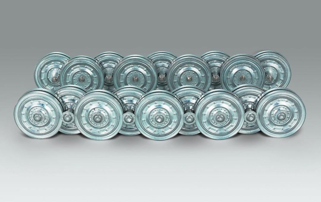 Torro Metall Späte Laufrollen für Panzer *Tiger I* Heng Long