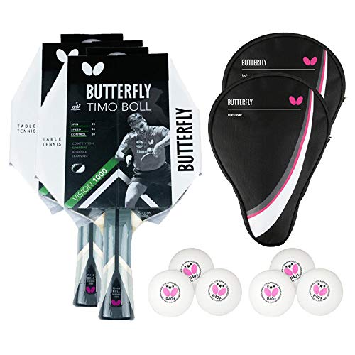 Butterfly® Timo Boll Vision 1000 Tischtennisschläger | Tischtennis Racket Bat TT Profi Wettkampfschl