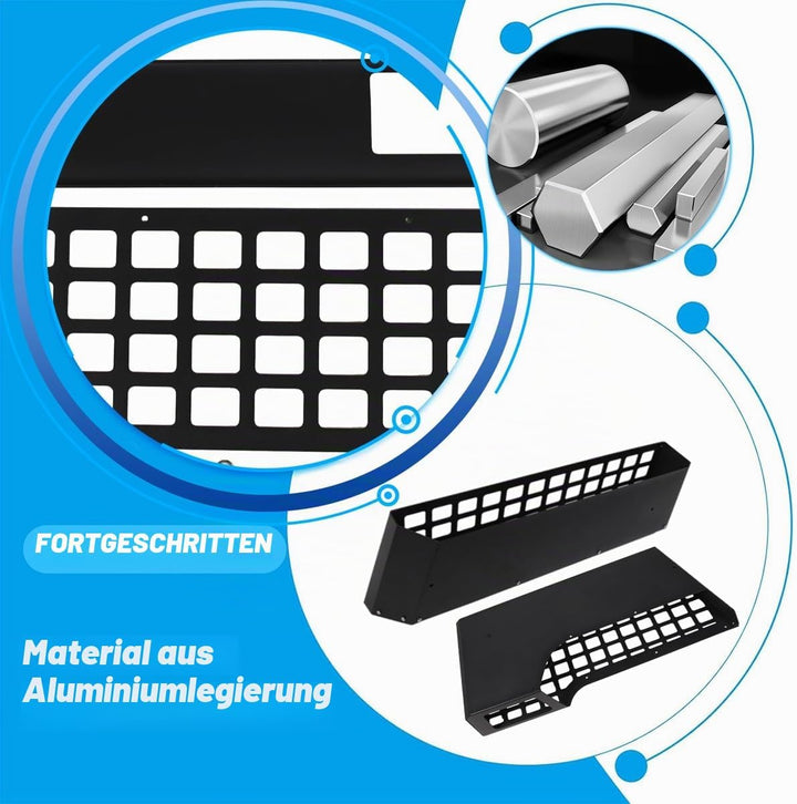 Aufbewahrungskorb für den Kofferraum, Innenregal, MOLLE-Panel, Aluminiumlegierung, kompatibel mit Gr