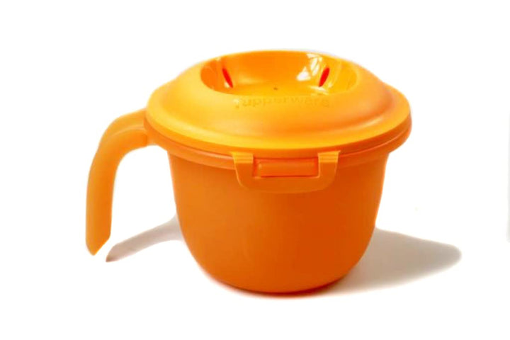 Tupperware Mikrowelle Junior-Reis-Meister 550 ml orange/weiss Single Reiskocher