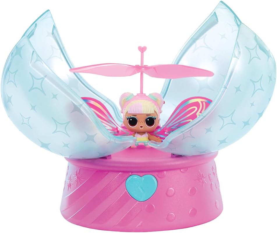 L.O.L. Surprise! Magic Flyers Fairies Tots - Flower Child - Enthält 1 Puppe und 1 Zauberstab, in Ein