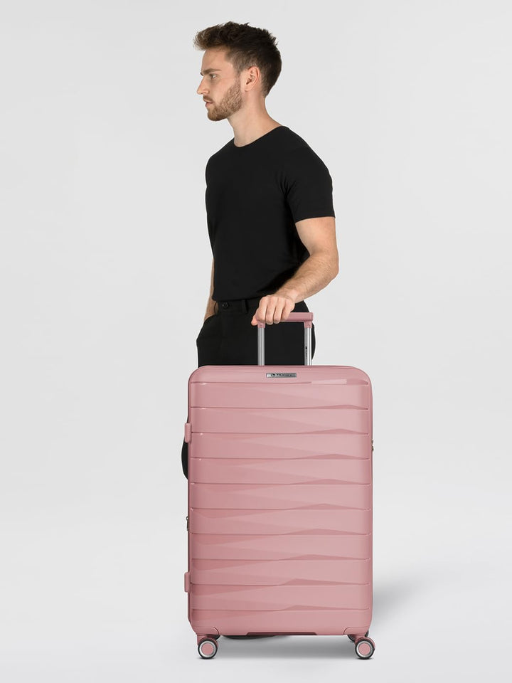 Franky Check-in Koffer für Damen und Herren | grosser XL Trolley 49 x 28 x 74 cm aus hochwertigem, l