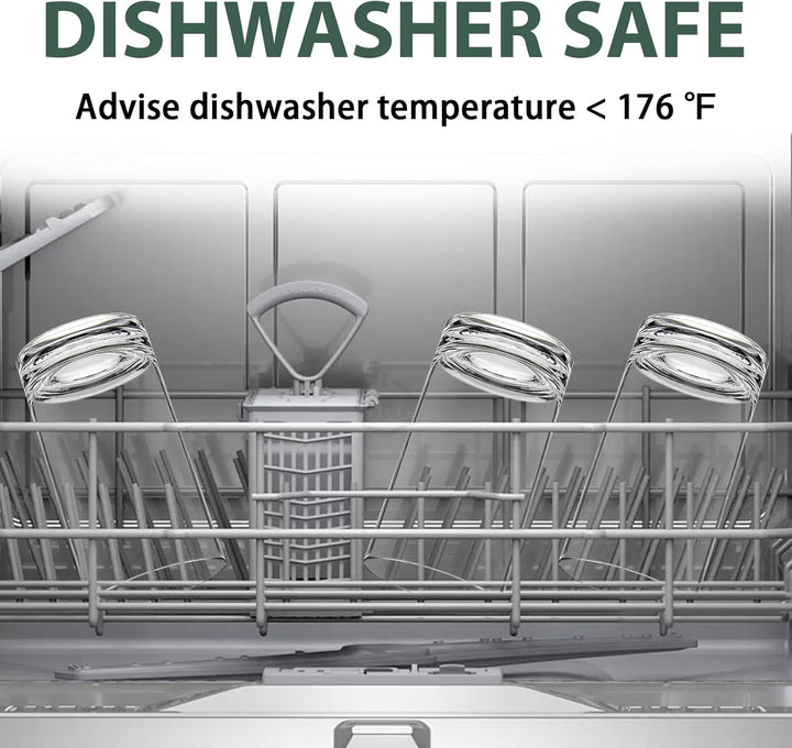 REALWAY Bruchsichere Trinkgläser aus Kunststoff, transparent, bruchsicher, spülmaschinenfest, BPA-fr