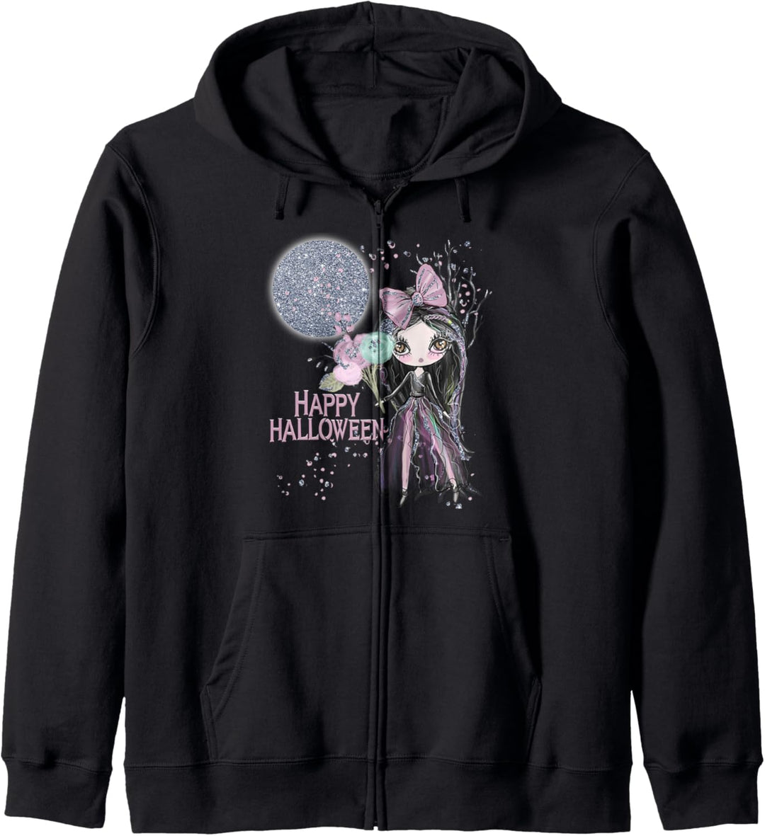 Hübsche Halloween-Girl-Schleife, Gothic-Stil, für Halloween, Party, Kinder Kapuzenjacke