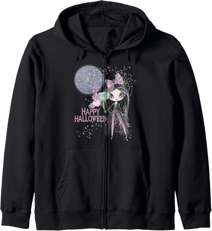 Hübsche Halloween-Girl-Schleife, Gothic-Stil, für Halloween, Party, Kinder Kapuzenjacke