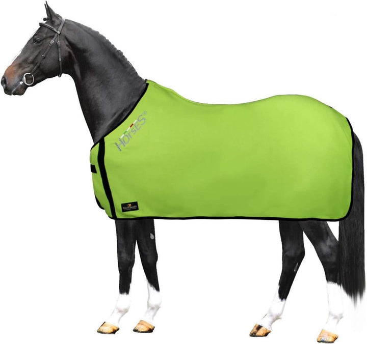 Horses, Fleece Pferdedecke, Basismodell, weich und bequem, ideal für Transport und Feierabend, Gröss