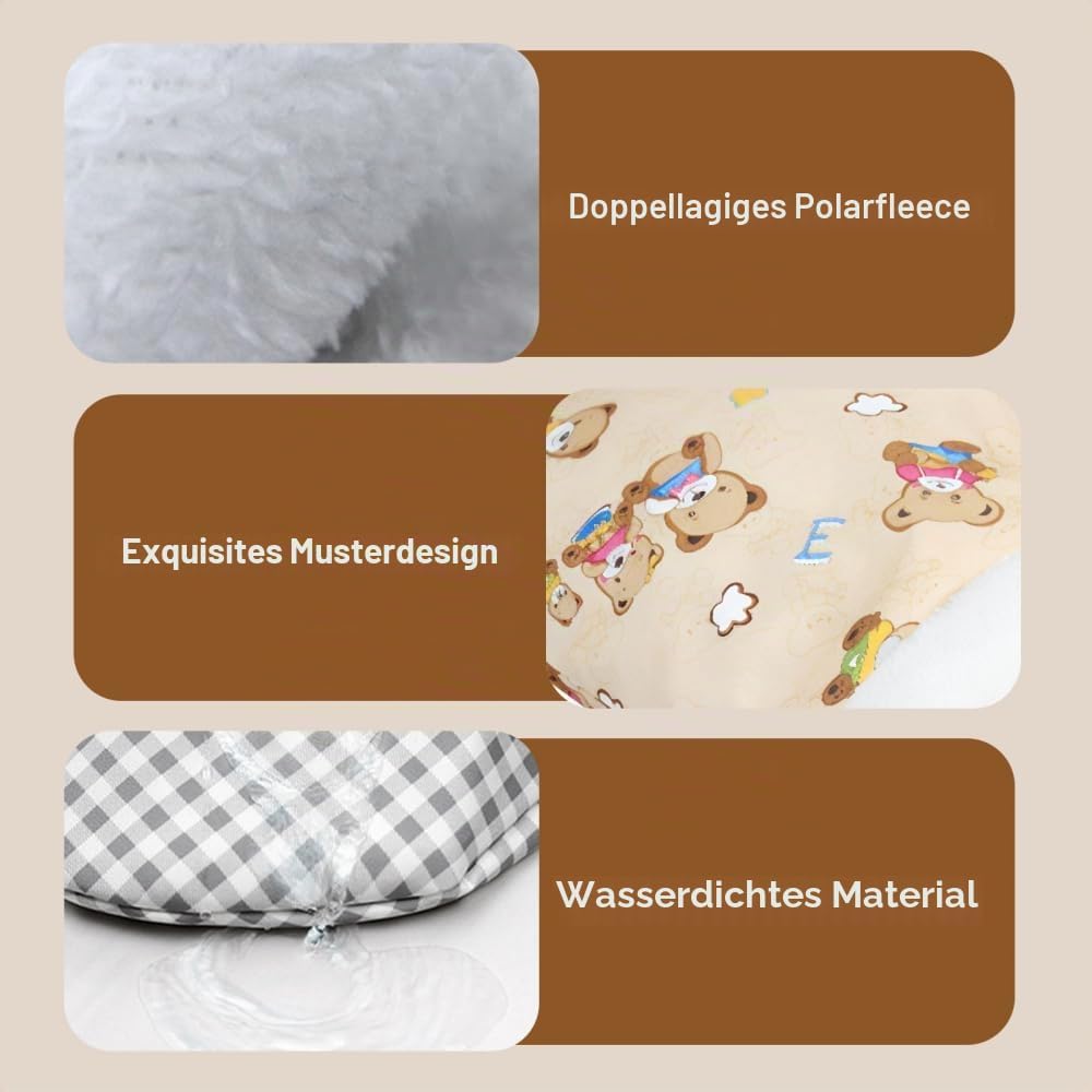 MiOYOOW Haustier Schlafsack, Katzenschlafsack Katzenbett, Weiches Wärmendes Hundenest mit Waschbarem