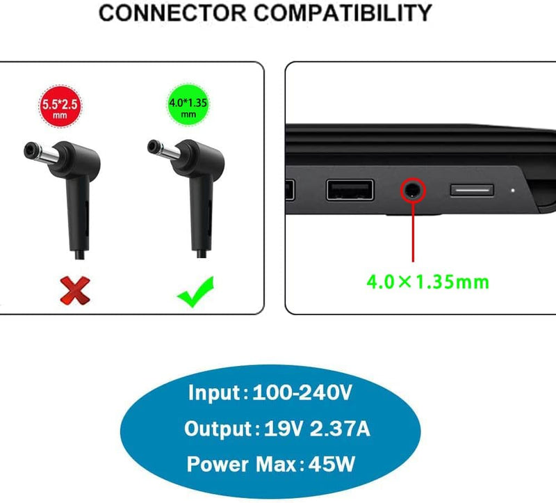 FSKE 45W Laptop Ladegerät für ASUS X540 X540UA X540S X540LA X541S X541UA X553M UX305 UX305F UX310U U