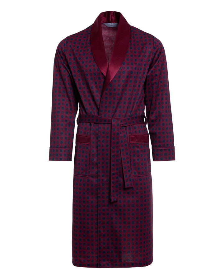 Herren Morgenmantel - Revise Brais RE-502 - Dünn und leicht M Burgund Rot – 31, M Burgund Rot &amp;