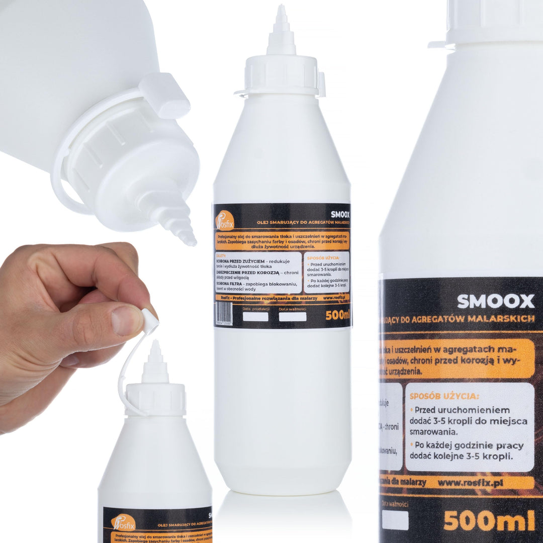 Smoox – Schmieröl für Farbspritzgeräte | 500 ml Kapazität | Reduziert Reibung, Korrosion und Ablager