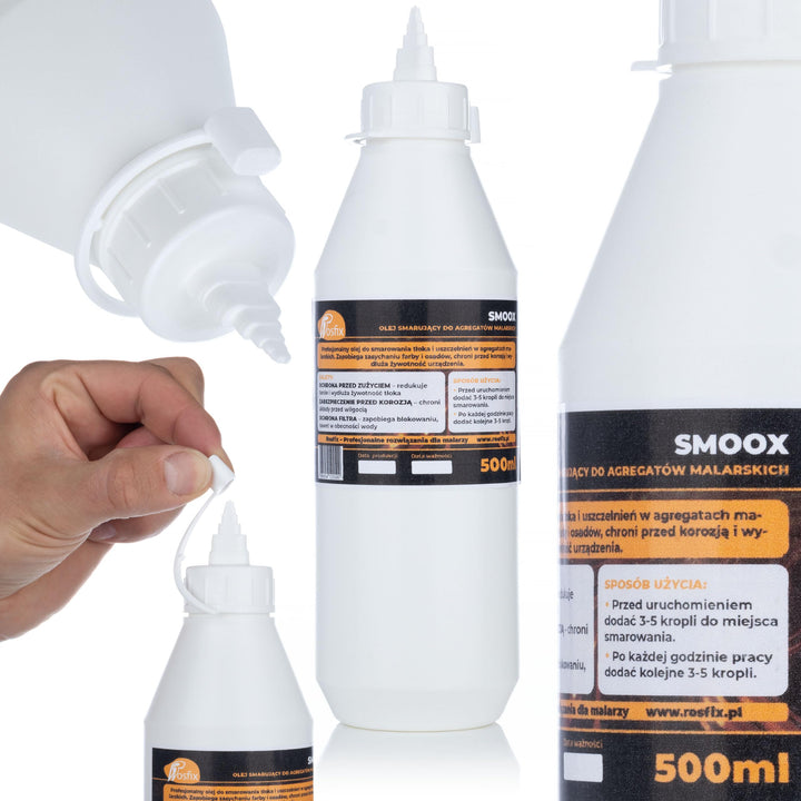 Smoox – Schmieröl für Farbspritzgeräte | 500 ml Kapazität | Reduziert Reibung, Korrosion und Ablager