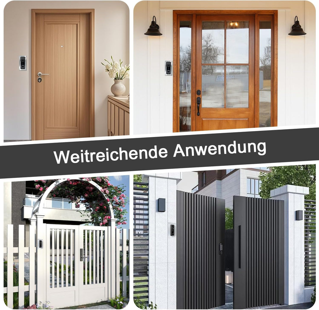 Edelstahl Blende für Eufy Videotürklingel/Video Doorbell, E340, 2K HD, S330, Slim - Robuste Halterun
