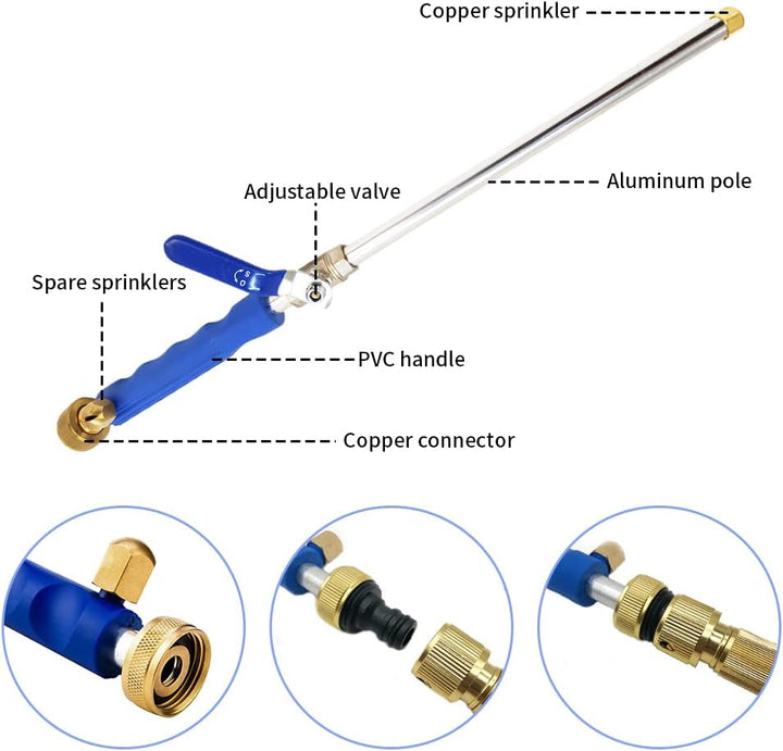Hochdruck-Hochdruckreiniger mit Jet Nozzle, Jet Power Washer Waterjet Hochdruckreiniger für Gartensc