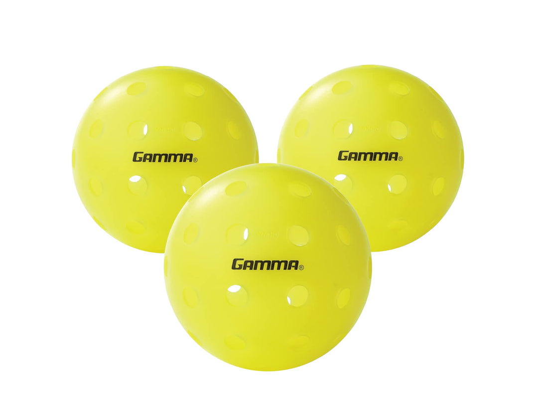 Gamma Sports Pickleballs für drinnen und draussen, hochsichtbar, optisch, grün, USAPA-zugelassene Bä