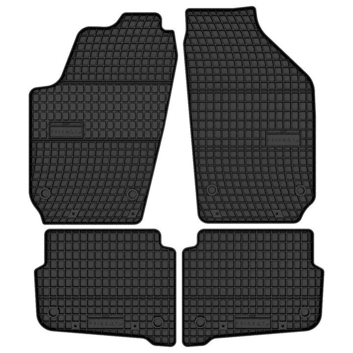 AGCPdirect 1415 Gummi Matten Fussmatten Set für Skoda Fabia 1 1999-2007