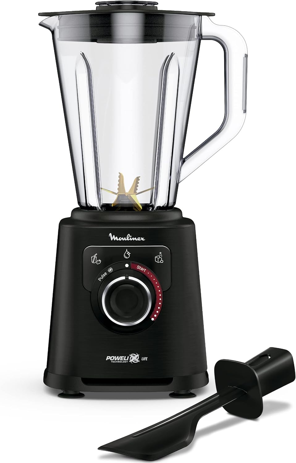 Moulinex Perfect Mix+ LM88A8 Tischplatten-Mixer, 1200 W, schnelle Ergebnisse, 1,5 Liter Fassungsverm