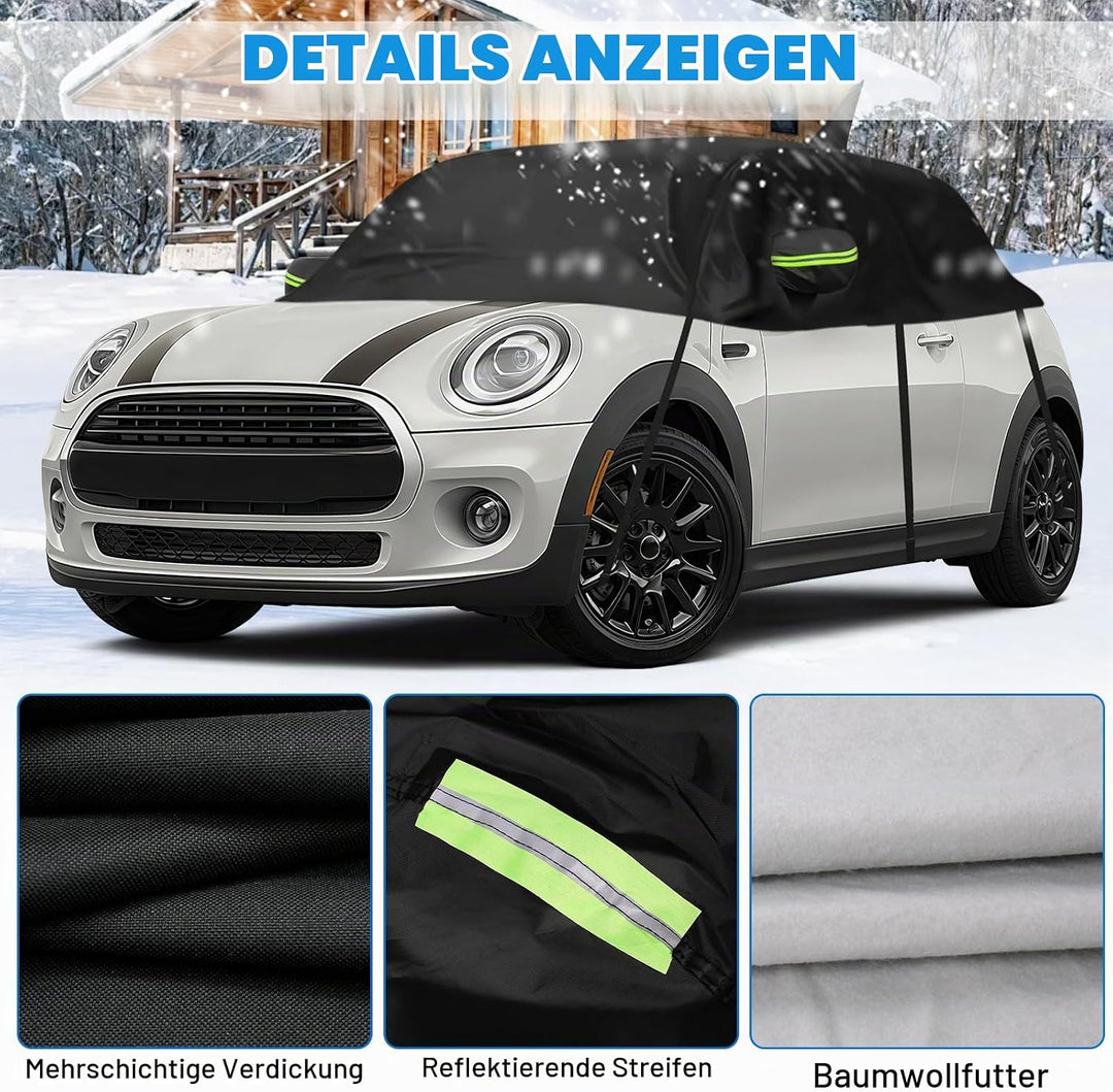 Autoabdeckung Wasserdicht Ersatz für Mini Cooper 3 Door 2000-2026 Mini Hardtop, Sonnenfest Hälfte Au