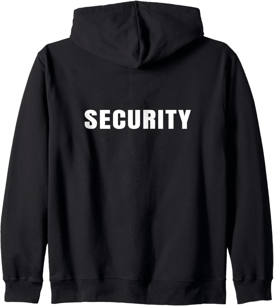 Security Guard Front And Back Print Dual Both Sides On Duty Kapuzenjacke