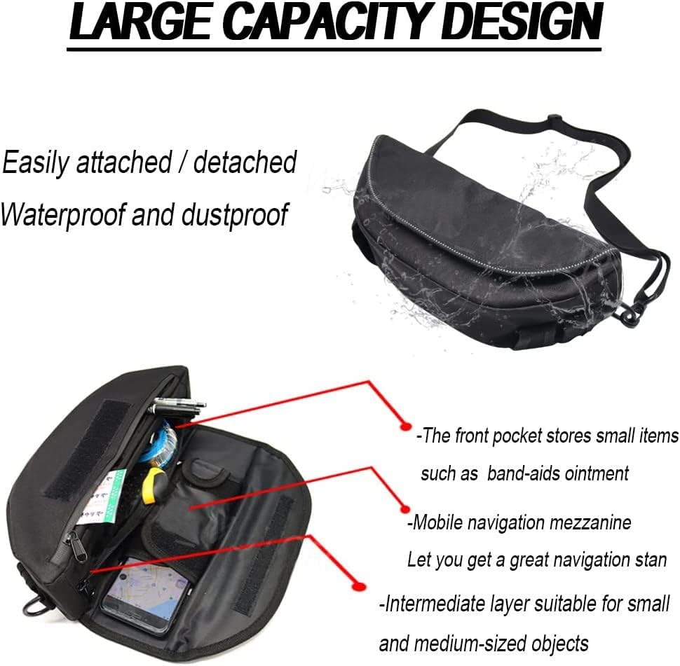 Lenkertasche für Moto Guzzi V85 TT V85TT Centenario Travel Lenkrad-Navigationstasche Motorradlenkrad