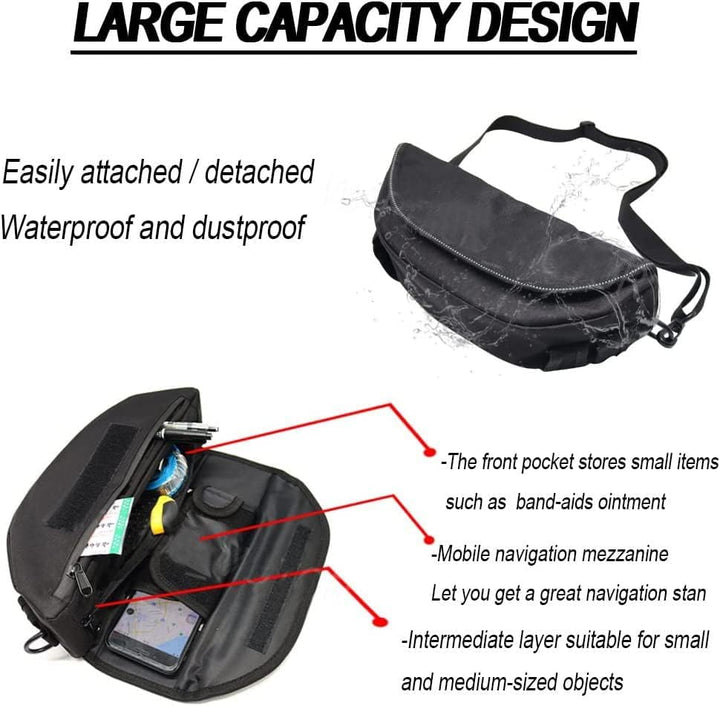 Lenkertasche für Moto Guzzi V85 TT V85TT Centenario Travel Lenkrad-Navigationstasche Motorradlenkrad