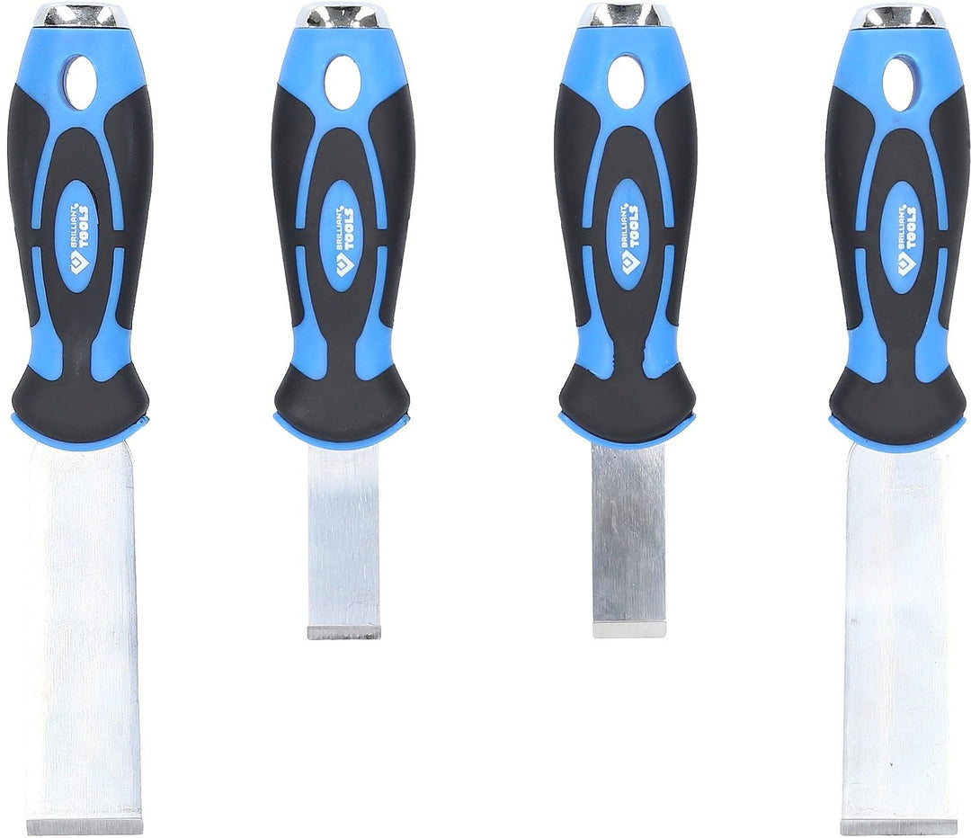 BRILLIANT TOOLS BT101930 Universal-Schaber-Satz, 4-tlg. [Powered by KS TOOLS]
