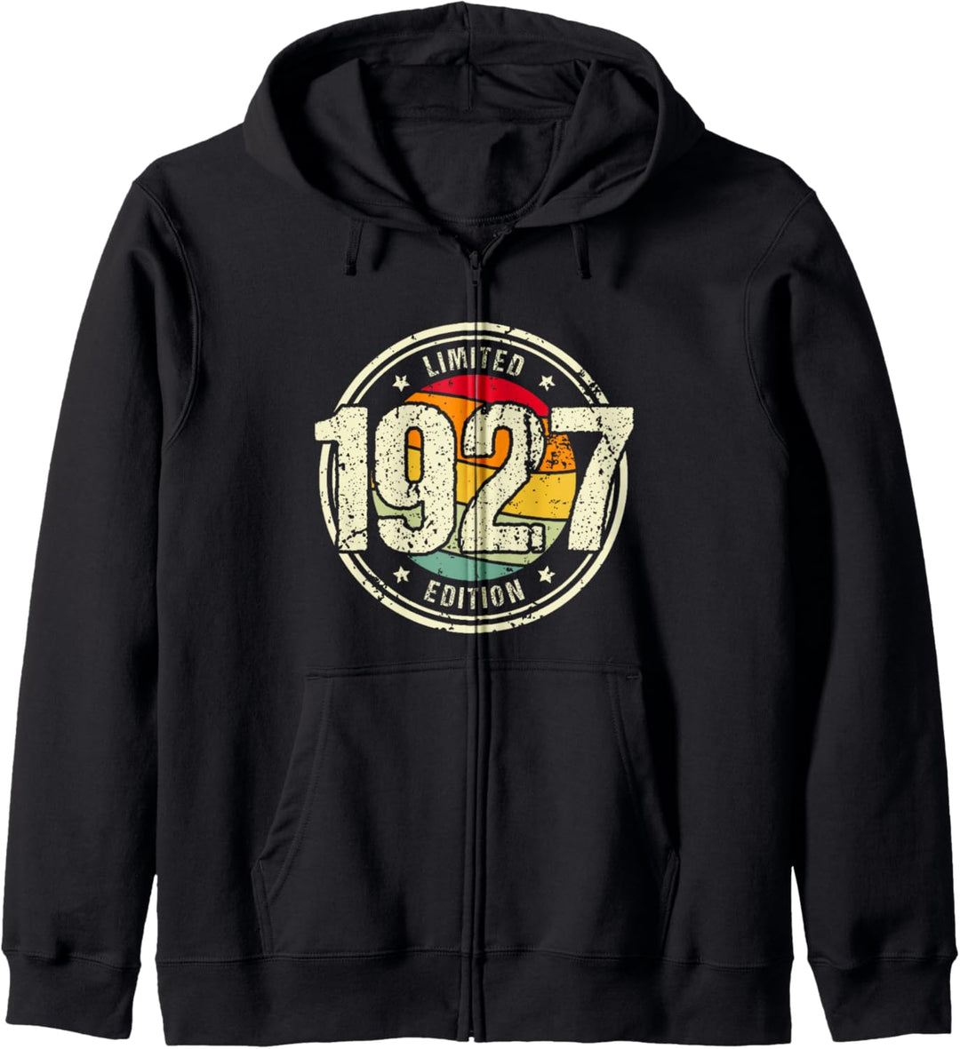 Retro 97 Jahre Jahrgang 1927 Limited Edition 97. Geburtstag Kapuzenjacke