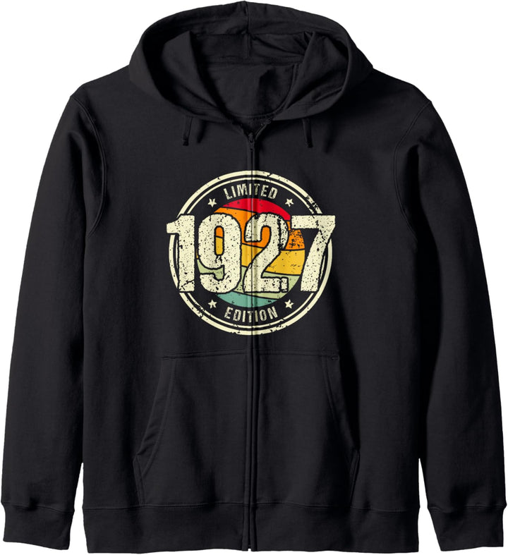 Retro 97 Jahre Jahrgang 1927 Limited Edition 97. Geburtstag Kapuzenjacke
