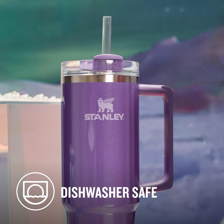 STANLEY Quencher H2.0 Flowstate Trinkflasche Mit Strohhalm 1.2L - Thermobecher Kühlt 11 Stunden - 48