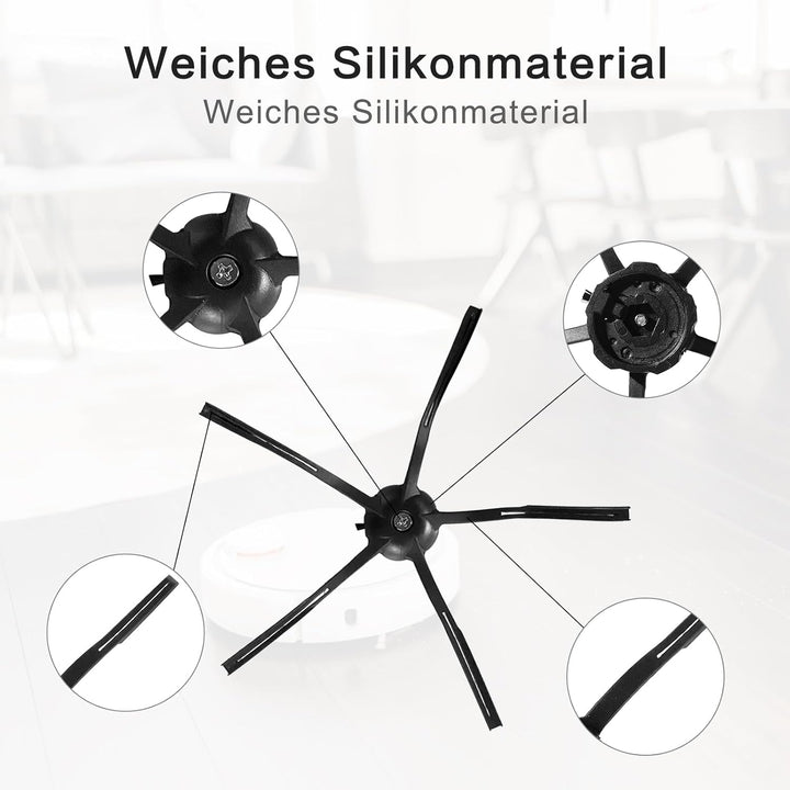 NexHarb 19Pcs Zubehör für Roborock S7 MaxV Ultra/ S7 Pro Ultra/ s7 max Ultra Saugroboter Ersatzteile