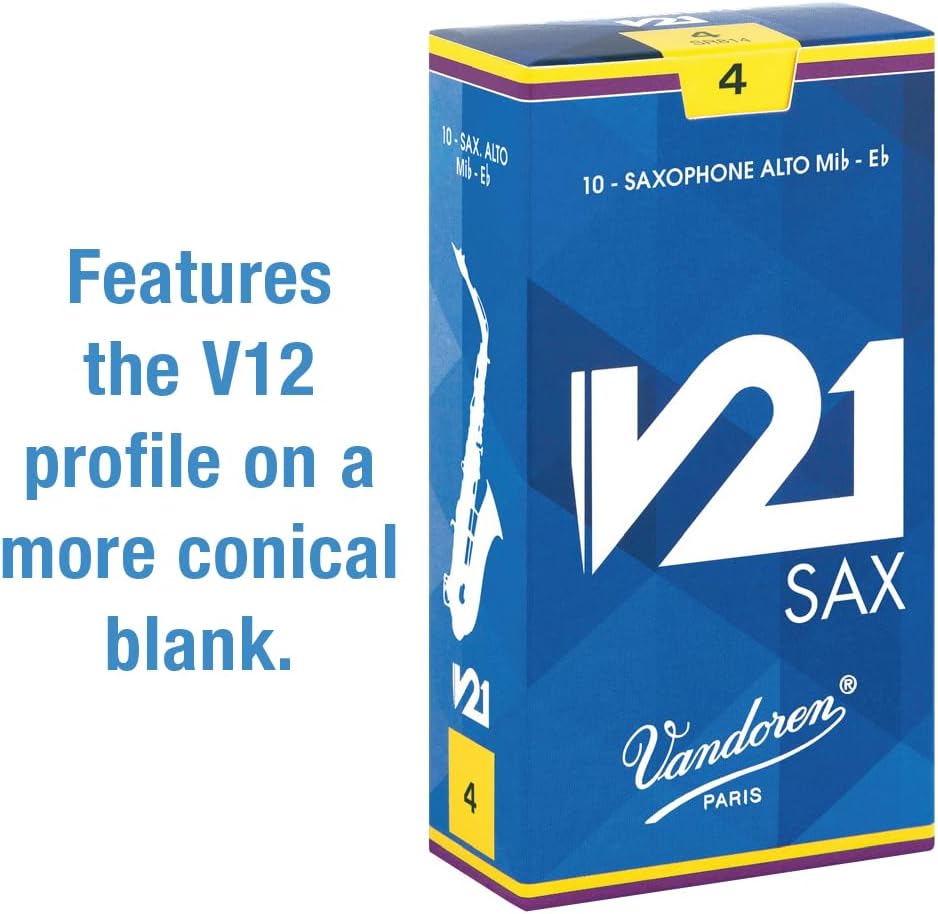 Vandoren SR814 V21 Alt Saxophon Blätter - 10 Einheiten