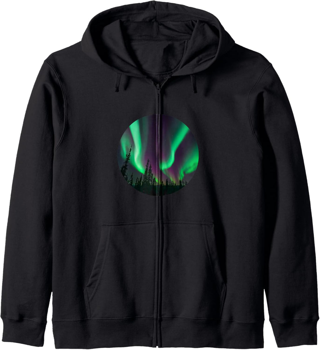 Northern Lights Alaska Kapuzenjacke