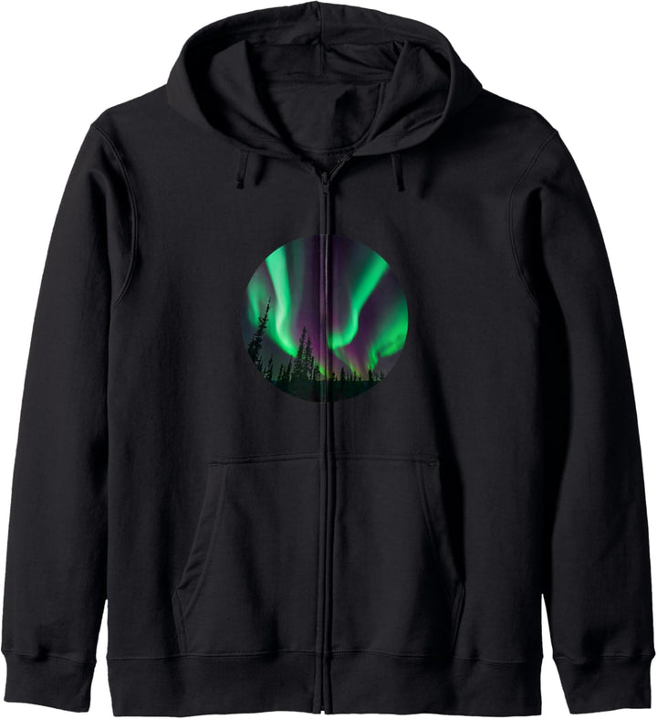 Northern Lights Alaska Kapuzenjacke