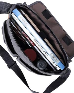 Estarer Umhängetasche Schultertasche Laptoptasche 14 Zoll für Schule Uni Freizeit Job mit Laptopfach