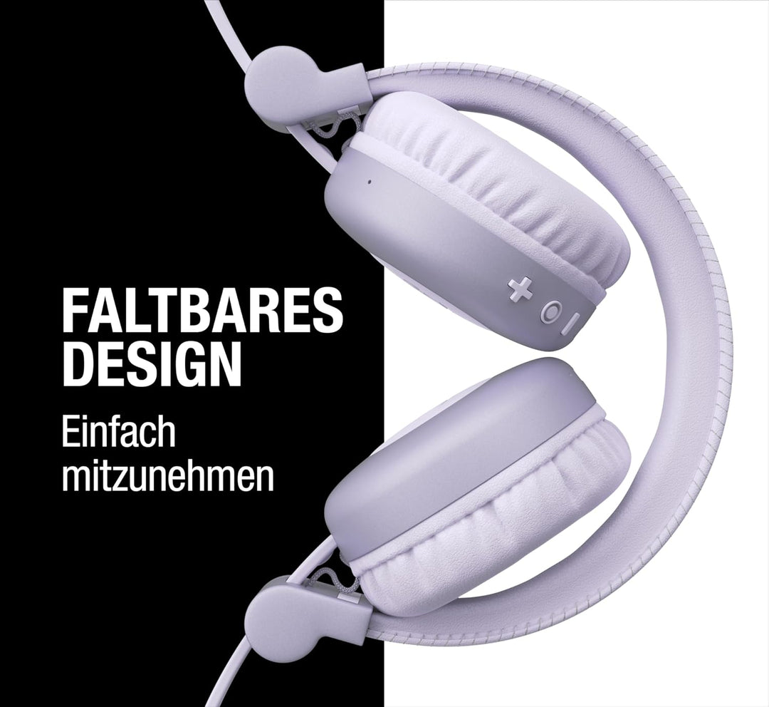 Fresh 'n Rebel Code Core, Bluetooth-Kopfhörer on-Ear, kabellos, 30 Stunden Spielzeit, mit Mikrofon u