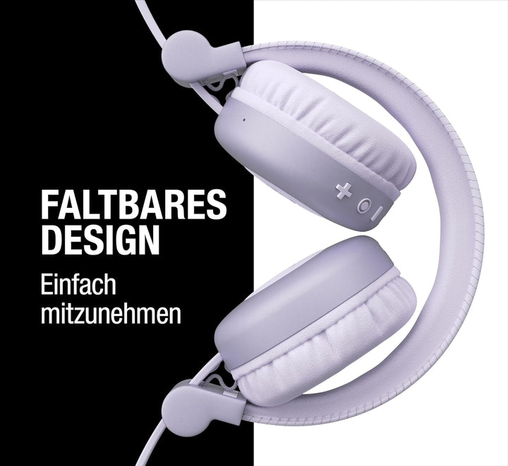 Fresh 'n Rebel Code Core, Bluetooth-Kopfhörer on-Ear, kabellos, 30 Stunden Spielzeit, mit Mikrofon u