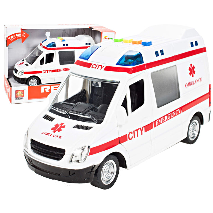 MalPlay Krankenwagen Spielzeug | 1:16 Mini Simulation | Krankenhaus Rettungswagen Notfallfahrzeug |