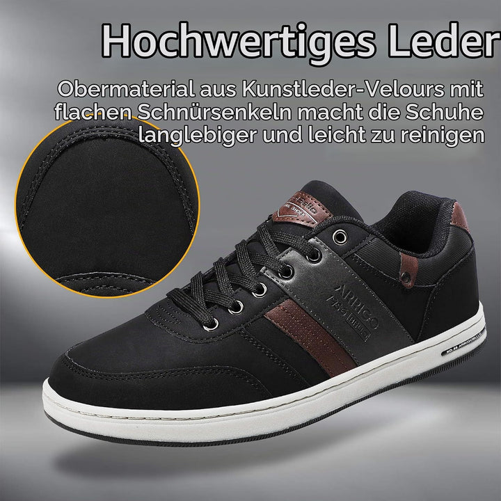 ARRIGO BELLO Freizeitschuhe Herren Sneaker PU Leder Walkingschuhe Atmungsaktive Athletic Formal Clas