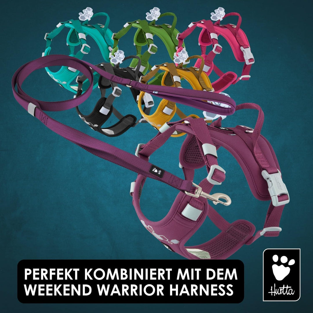Hurtta Weekend Warrior Standard Leine (Desert, Braun, 180cm*20mm) desert, Braun 180cm*20mm, desert,