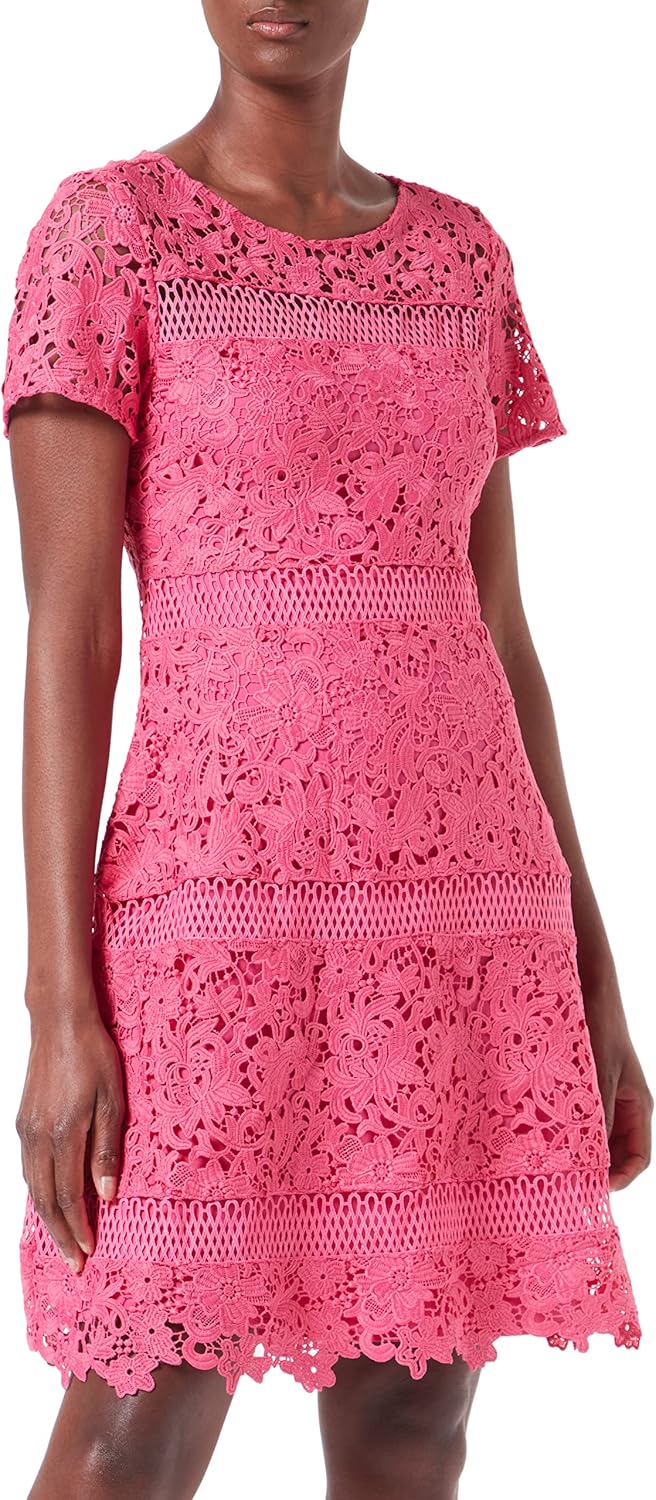 s.Oliver BLACK LABEL Damen Casual Dress 32 Rosa 4464, 32 Rosa 4464