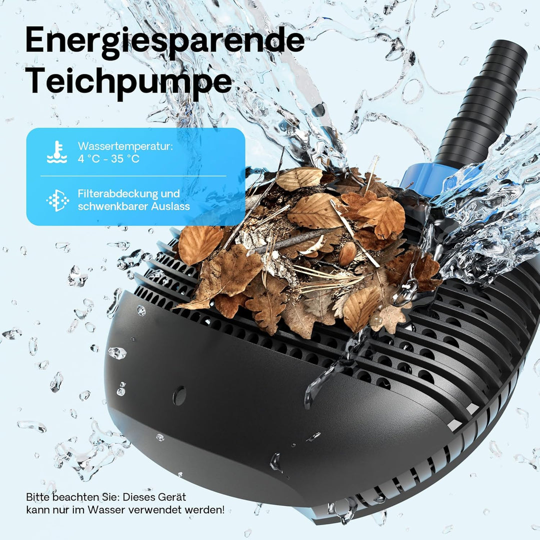 SunSun CTF-5000 SuperECO Teichpumpe Filterpumpe 5000l/h 30W