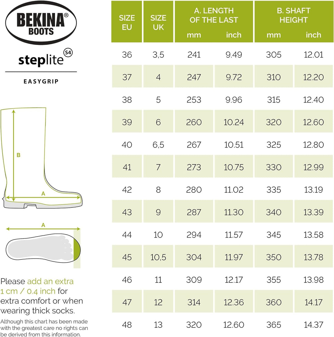 Steplite Easygrip S4 Sicherheitsstiefel für Herren und Damen mit Stahlkappe, rutschfeste Arbeitsstie