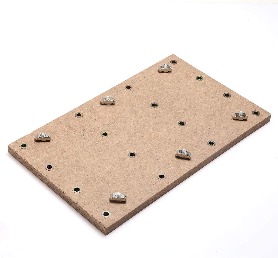 Genmitsu CNC MDF-Arbeitsoberfläche für 3018 CNC-Fräser, 30 x 18 x 1,2cm, M6-Löcher (6mm) Für 3018-PR